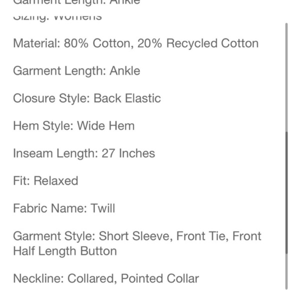 Women’s short sleeve button-front boilersuit universal thread size 6 ivory NWOT - Picture 5 of 6